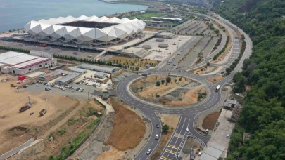 Trabzon Şehir Hastanesi Kavşağı trafiğe açıldı