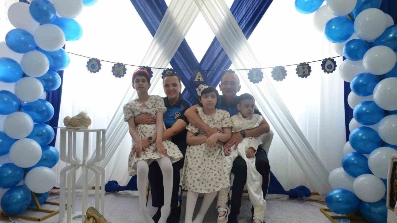 Erzurum polisinden yürek ısıtan davranış