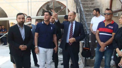400 yıllık Barutçu Hanı restorasyon çalışmalarıyla yeniden gün yüzüne çıkıyor