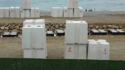 Dev dalgalardan korumak için devasa betonlar kullanılacak