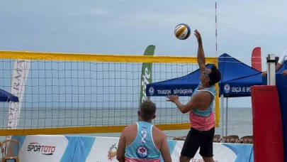 Trabzon’da Uluslararası Plaj Voleybolu heyecanı başladı
