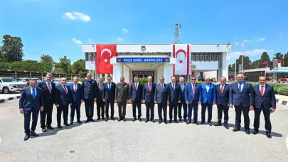 Türkiye’nin hibe ettiği 29 araç, KKTC İçişleri Bakanlığı’na teslim edildi