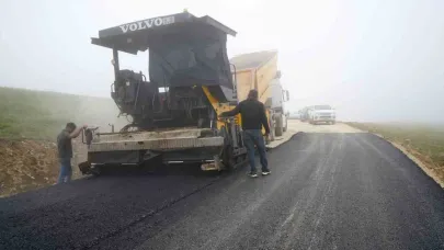 Bayburt’u Uzungöl’e bağlayan yolda çalışma başlatıldı
