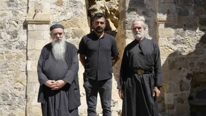 Yunan keşişlerden Gümüşhane’deki Hutura Kilisesi’ne ziyaret