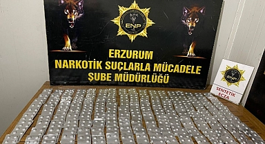 Erzurum'da uyuşturucu operasyonu