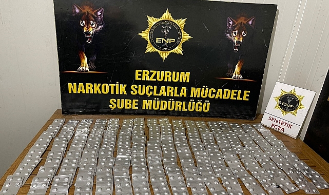 Erzurum'da uyuşturucu operasyonu
