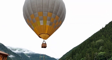 Uzungöl'de balon heyecanı!