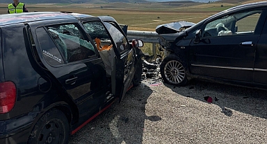 Bayburt'ta feci kaza: 5 yaralı!