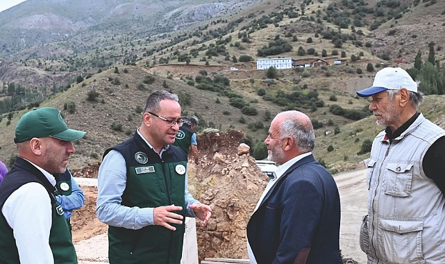 DSİ Bölge Müdürü Fatih Kişi Bayburt'taydı...