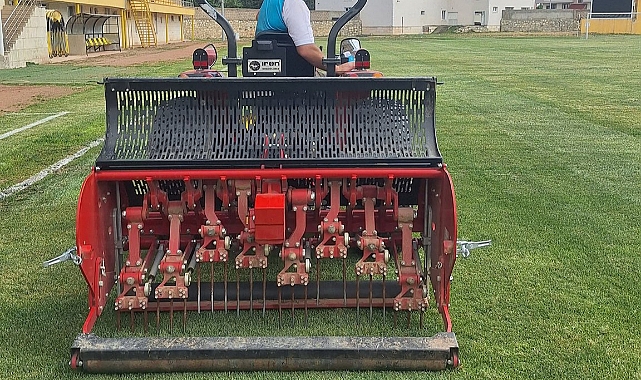 Gençosman Stadyumu’nda yeni sezon öncesi hazırlıklar sürüyor