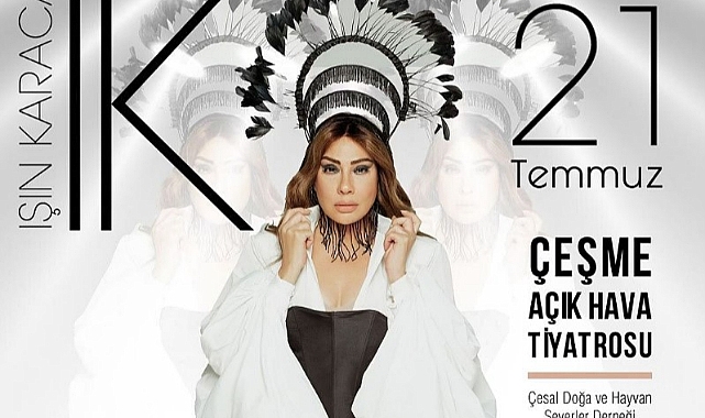 Işın Karaca, sokak hayvanları yararına Çeşme'de konser verecek