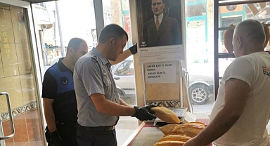 Zabıtadan fırın denetimi