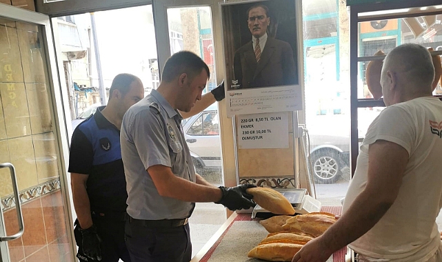 Zabıtadan fırın denetimi