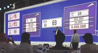 69 nolu plaka 54 milyona satıldı