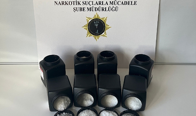 8 kilo metamfetamin ele geçirildi: 1 gözaltı
