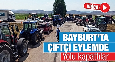 Bayburt çiftçisinden büyük eylem!