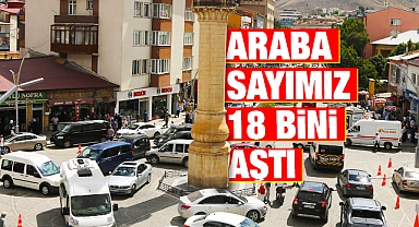 Bayburt'ta araç sayısı 18 bin 372 oldu