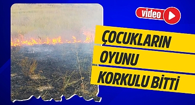 Bayburt'ta korkutan yangın