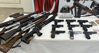 Bayburt'ta ruhsatsız silah operasyonu