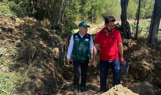 Erikdibi Göletinde yüzde 40 fiziki gerçekleşmeye ulaşıldı
