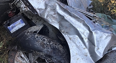 Otomobil uçuruma yuvarlandı; 1 yaralı