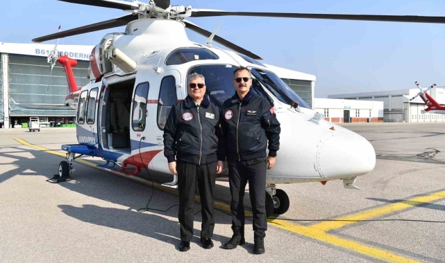 Savunma Sanayii Başkanı Görgün, GÖKBEY helikopteri ile tarihi bir uçuş gerçekleştirdi