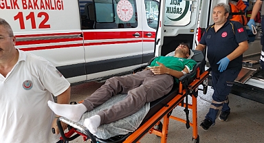 Tıraş olmak isterken elektrik akımına kapıldı