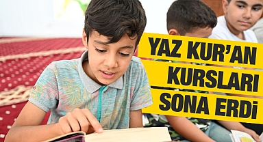 Bayburt'ta yaz Kur'an kursları sona erdi