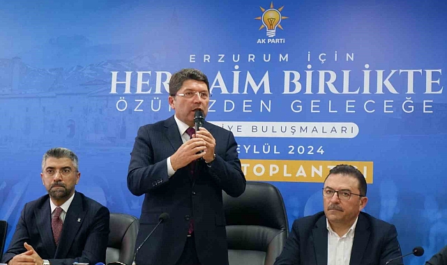 Adalet Bakanı Tunç; "Adalet ile kalkınma birbirinden ayrılmaz"