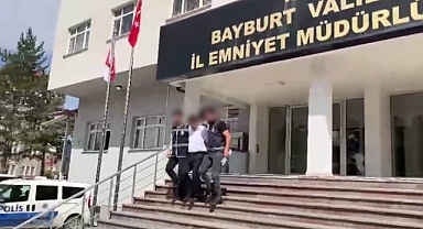 Araması olan şahıs Bayburt'ta yakalandı