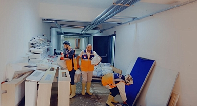 Bayburt AFAD ekipleri sel felaketinin izlerini siliyor