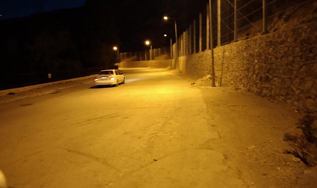 Işıklandırması sonunda tamamlandı, sıra asfaltında!