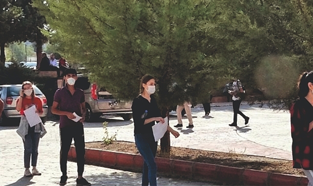 Memur adayları sınavda ter döktü