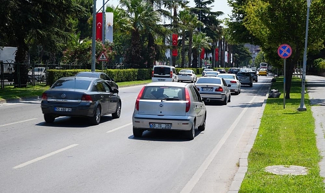 Samsun'da trafiğe kayıtlı araç sayısı 482 bini geçti