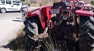 Demirözü yolunda kaza!