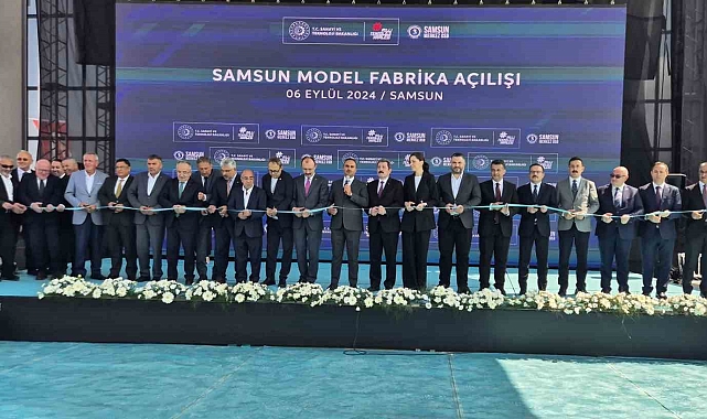 Türkiye'deki 10'uncu 'model fabrika' Samsun'da açıldı