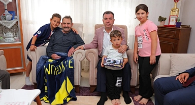 Vali Eldivan'dan Gazi Eşref Kabak'a ziyaret