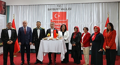 Bayburt'ta Cumhuriyet resepsiyonu düzenlendi