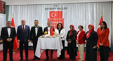 Bayburt'ta Cumhuriyet resepsiyonu düzenlendi