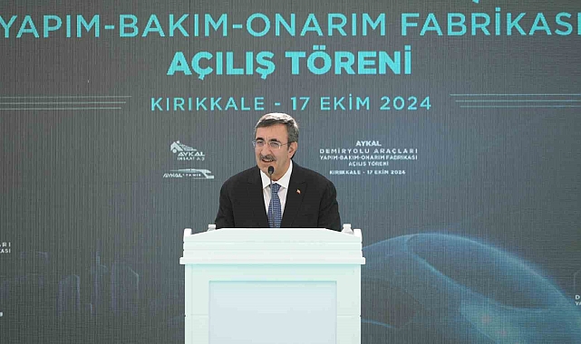 Cumhurbaşkanı Yardımcısı Yılmaz: "Demiryolu ağımızı geliştirmek için önemli adımlar attık"