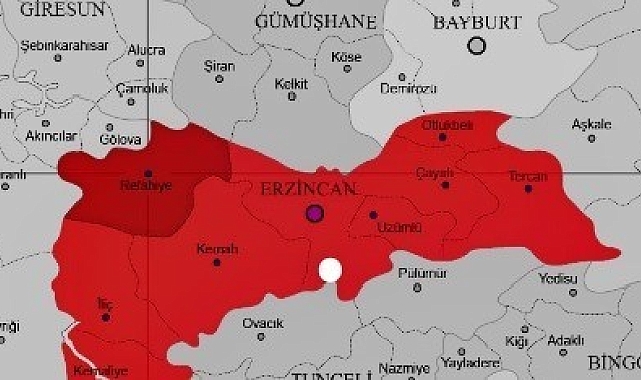 Erzincan'da 3,6 ve 2,7 büyüklüğünde iki deprem