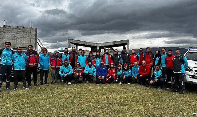 Erzincan'da UMKE bölge tatbikatı gerçekleştirildi