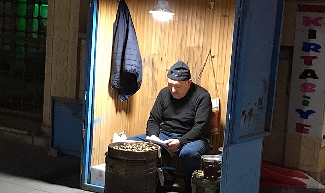 Kestane tezgahtaki yerini aldı