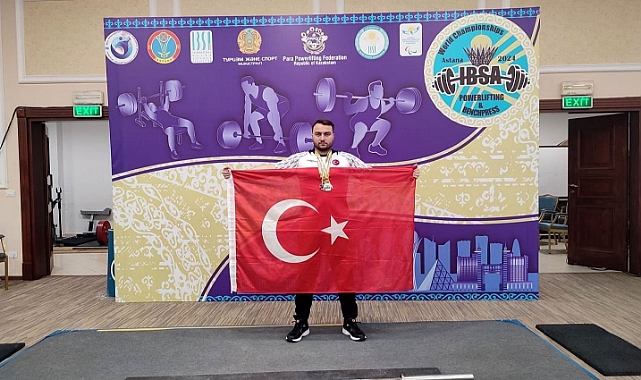 Muhammet Şimşek dünya ikincisi oldu