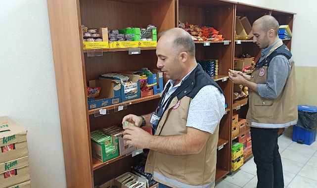okul kantinleri ve yurt yemekhaneleri denetlendi