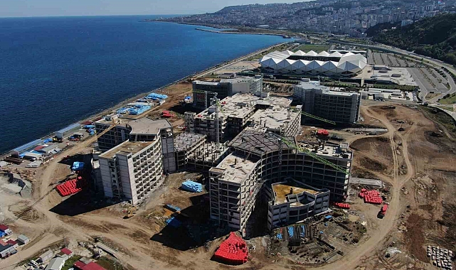 Trabzon Şehir Hastanesi inşaatının yüzde 50'si tamamlandı