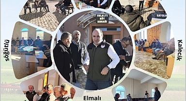9 ekip 9 köyde üreticileri bilgilendirdi
