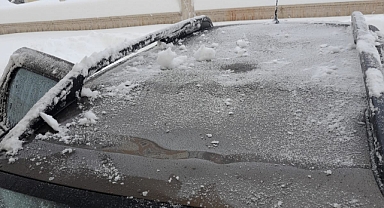 Araçlar hasar gördü!