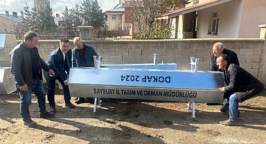 Aydıntepe'de çiftçilere sıvat dağıtıldı