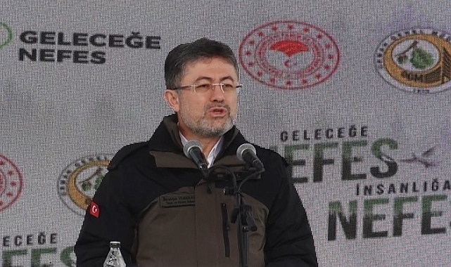 Bakan Yumaklı: "Ağaçlandırma çalışmalarında Avrupa'da birinci, dünyada da dördüncüyüz"